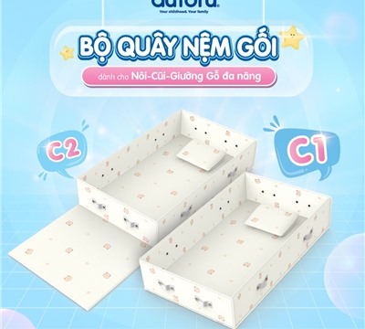 Bộ Quây Nệm Gối dùng cho Nôi Cũi Giường Gỗ Đa Năng Autoru DOTD-C2  Bộ Quây Nệm Gối dùng cho Nôi Cũi Giường Gỗ Đa Năng Autoru DOTD-C2